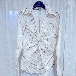 Caché brand , size M off white blouse, luxury look